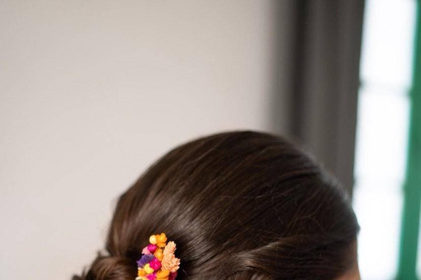 Coiffure de la mariée