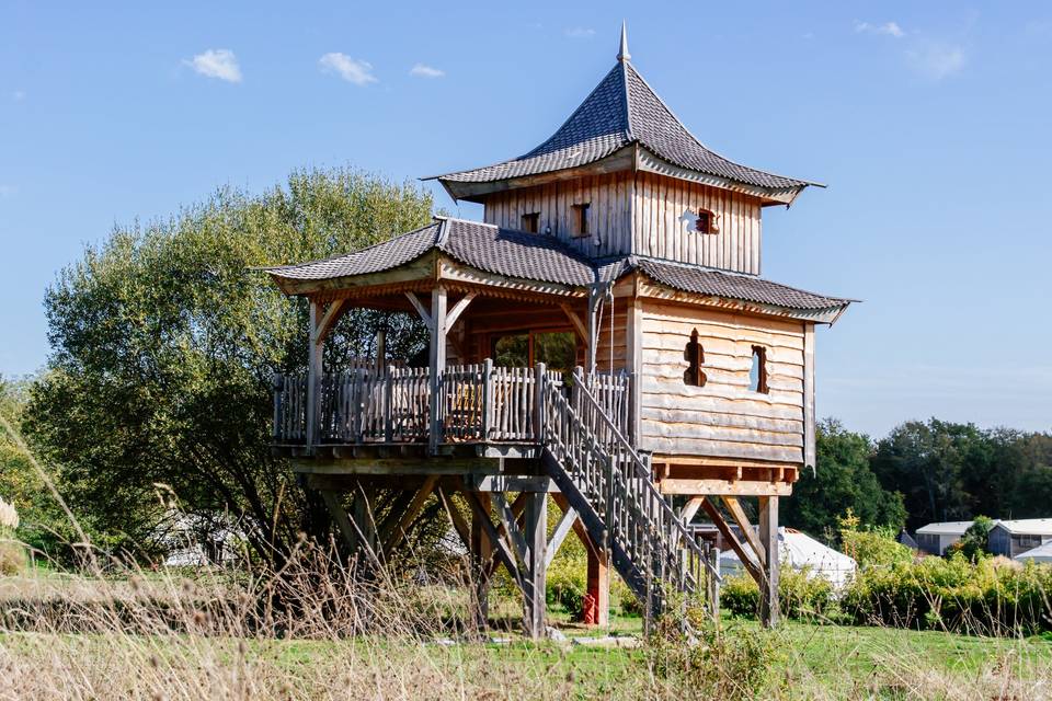 Temple perché avec spa