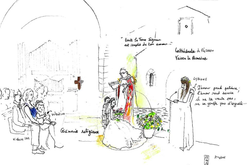 A l'eglise