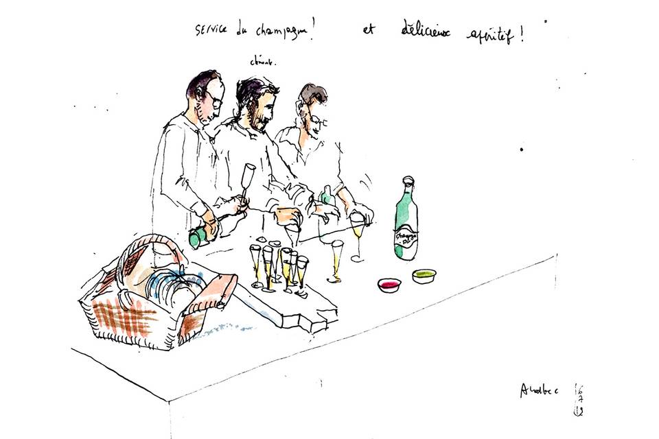 Au bar