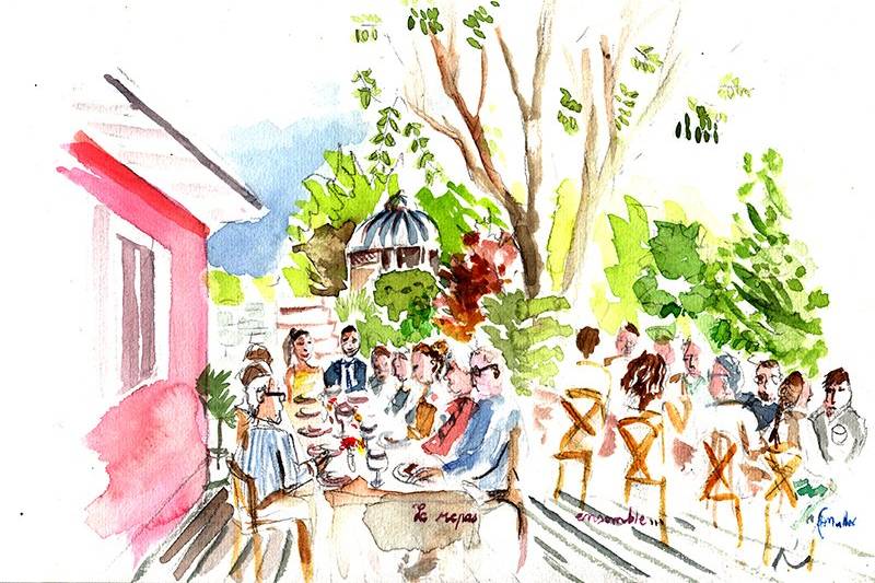 Repas champêtre