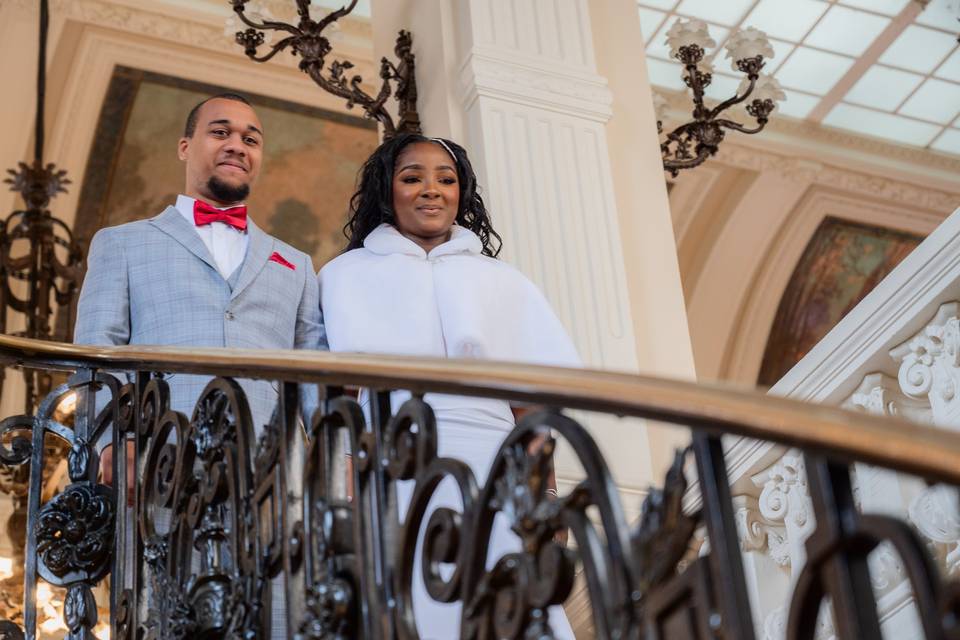 Sortie du couple à la mairie