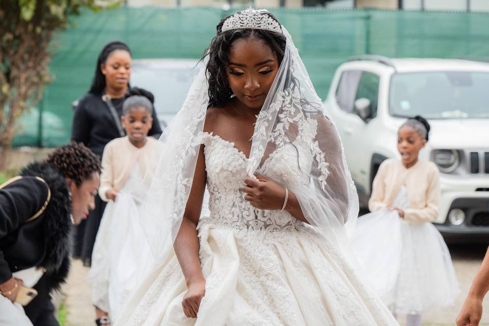 Arrivée de la mariée