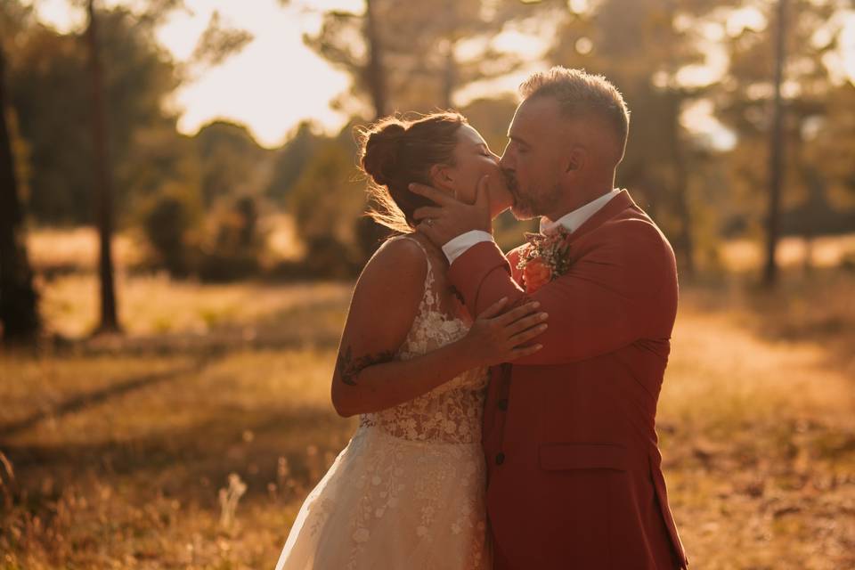 Séance couple golden hour