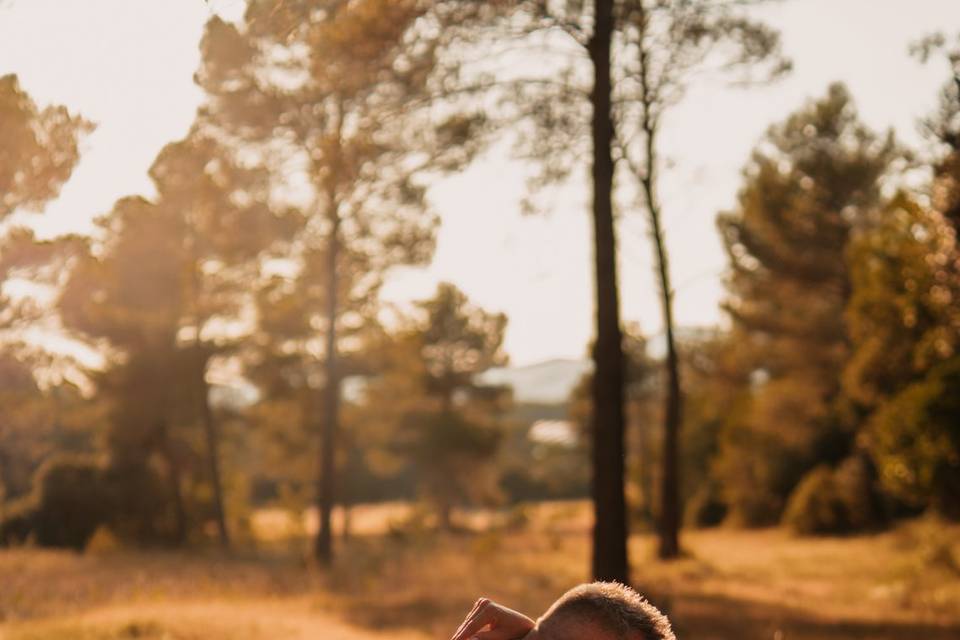 Un baiser romantique de ciné