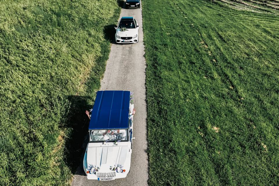 L'arrivée au domaine