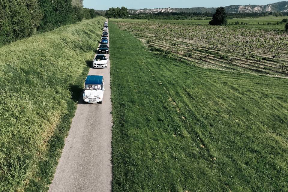 Arrivée au domaine