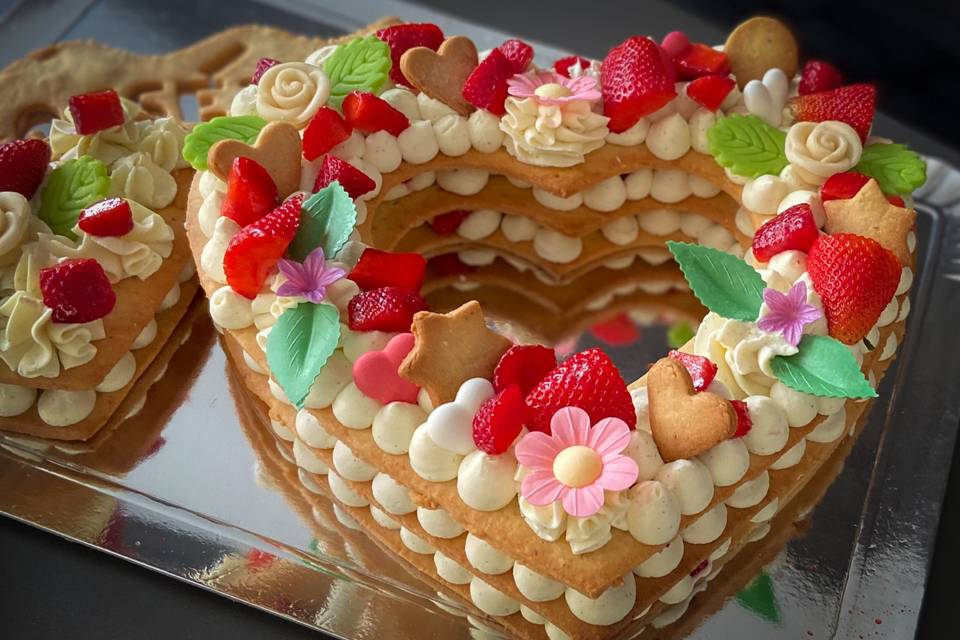 Heart cake