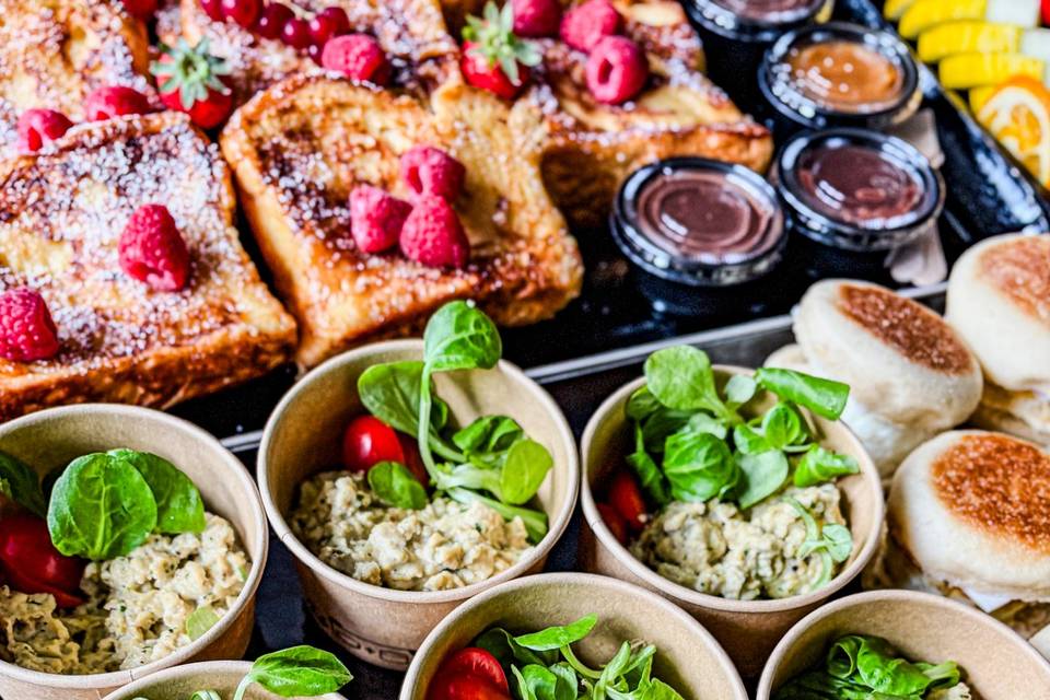 Œufs brouillés brunch