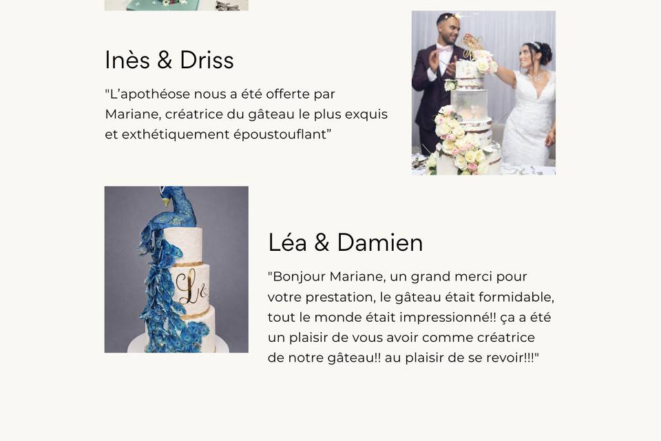 Mariane & ses gâteaux