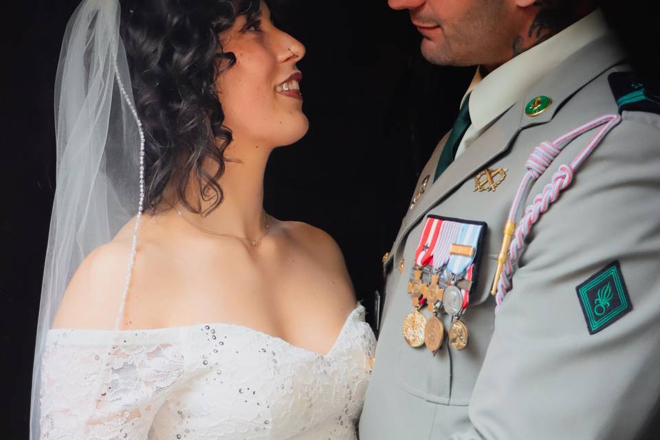 Photo de mariage couple