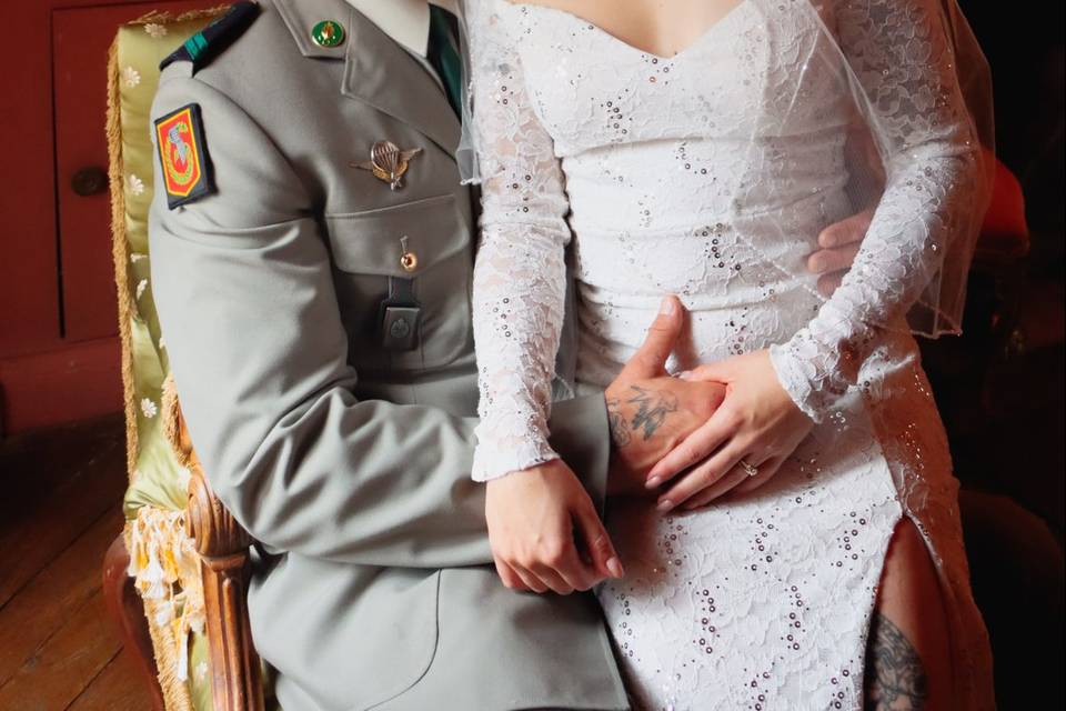 Photo de mariage couple