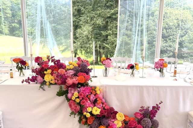 Descente floral Table d’honneu