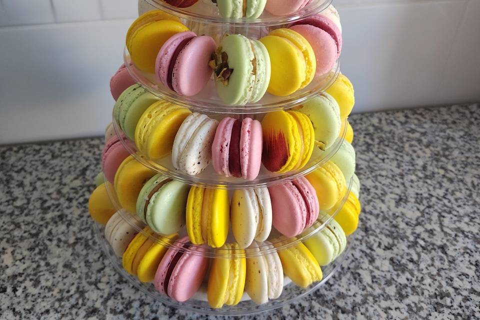 Pièce montée macarons