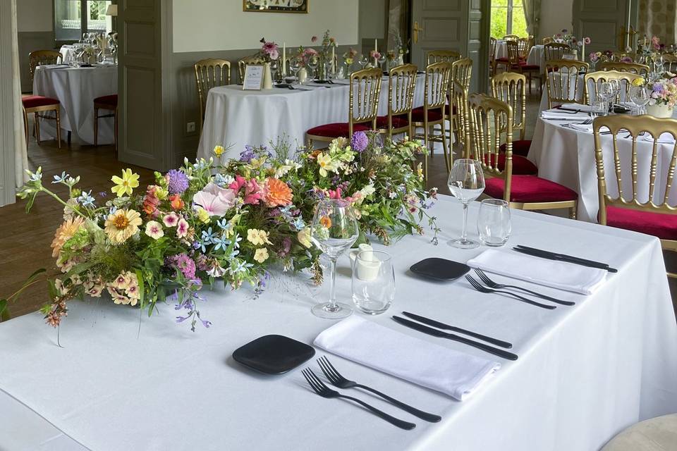 La table des mariés