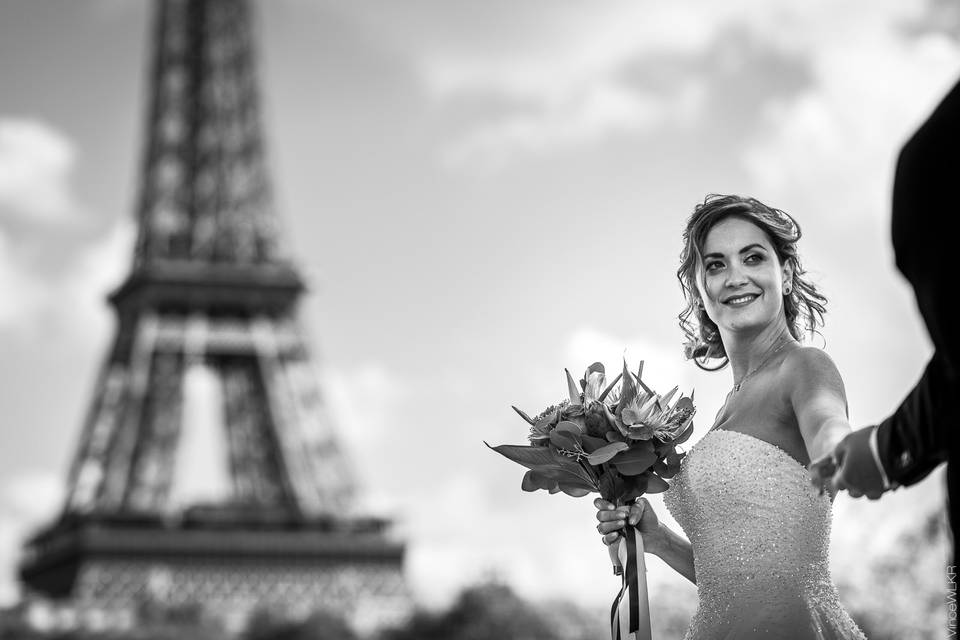 Mariage à Paris, tour Effeil
