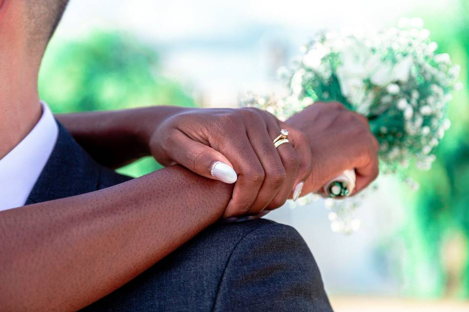 Séance photo des mariés