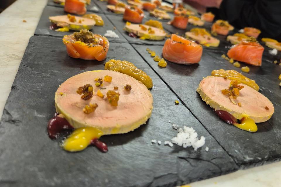 Médaillon de foie fras