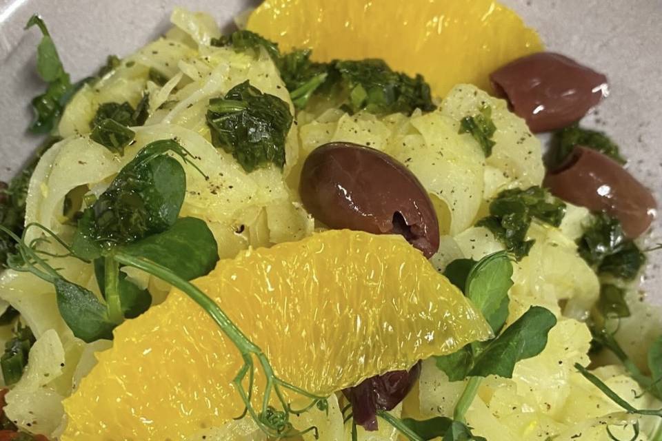 Gremolata et fenouil à l’orang