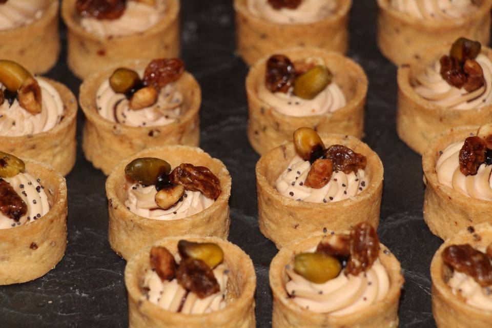 Tartelette foie gras fruit sec
