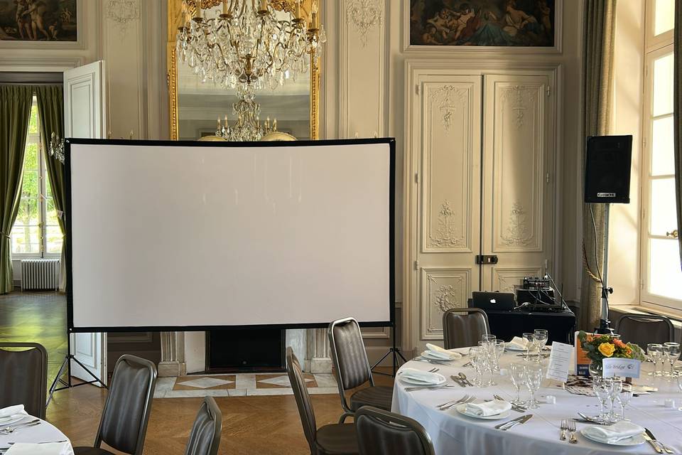 Toile mobile vidéoprojection