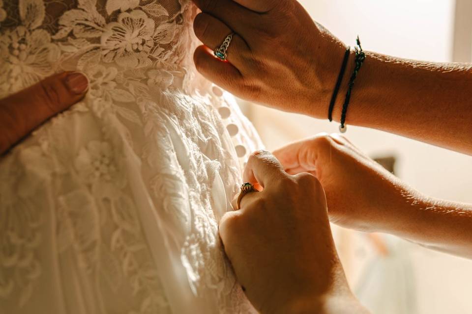 Prepartion mariée