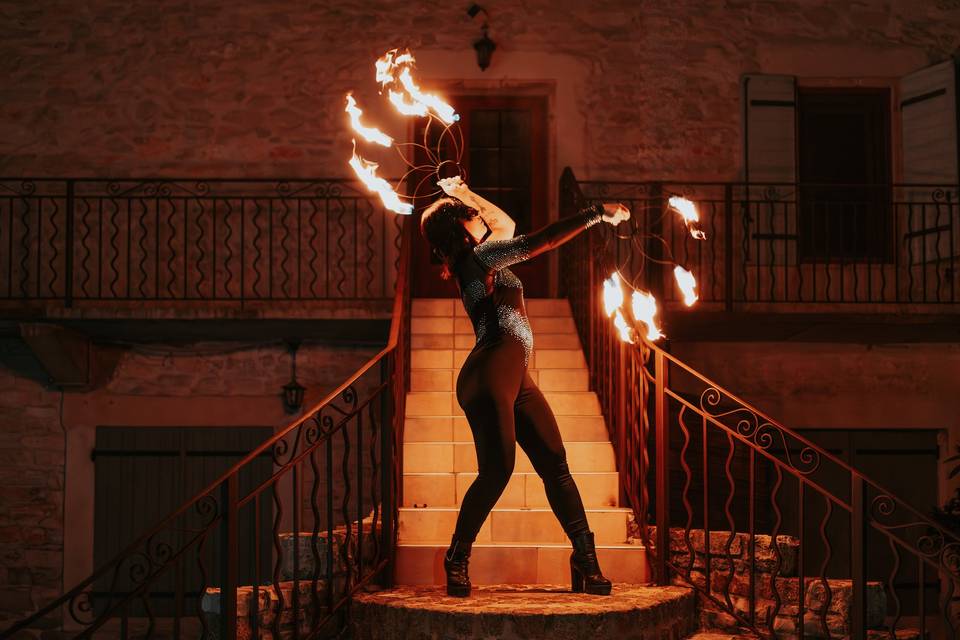 Spectacle feu