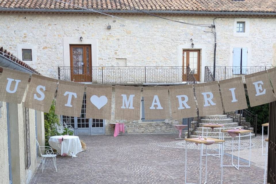Entrée mariés
