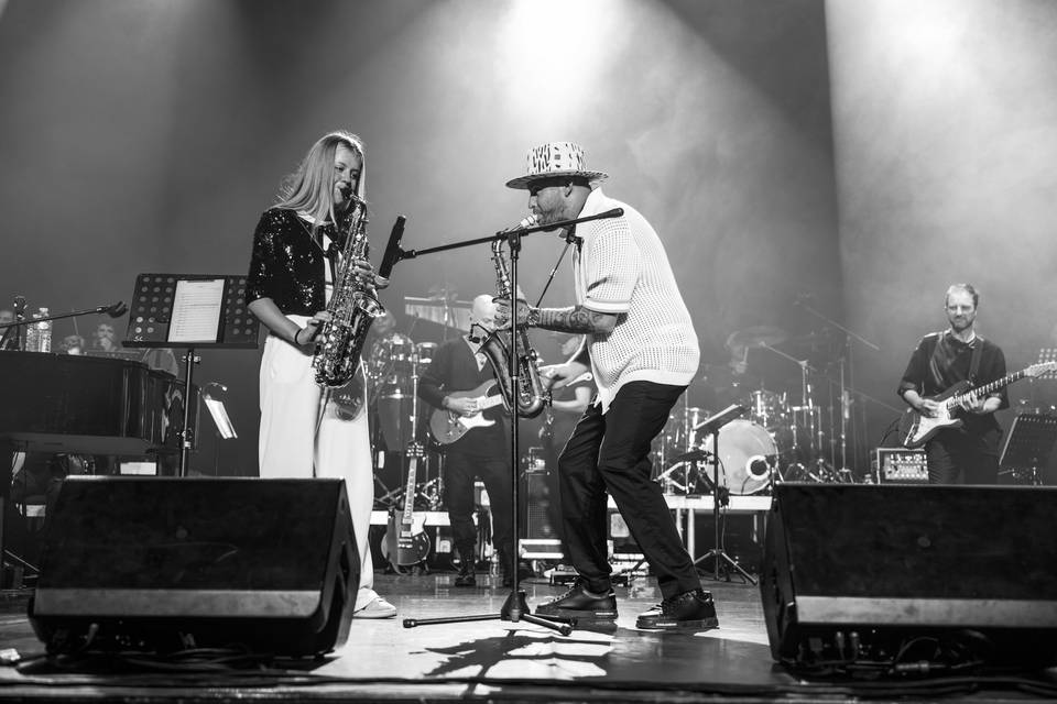 Avec Jimmy Sax