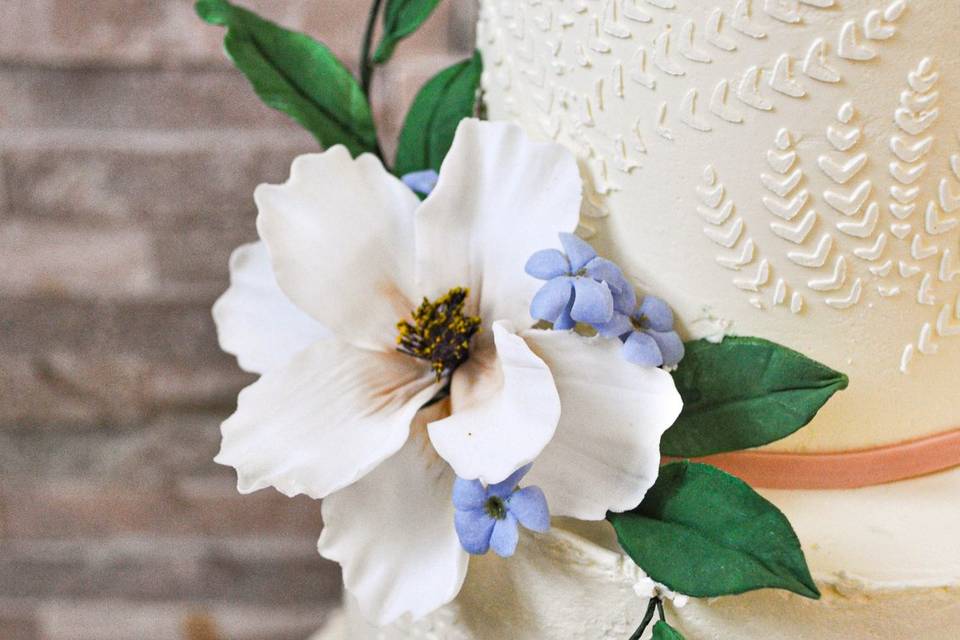 Fleurs en pâte à sucre