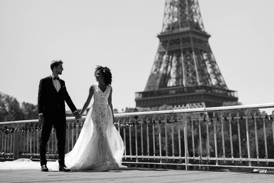 Elopement de luxe a Paris