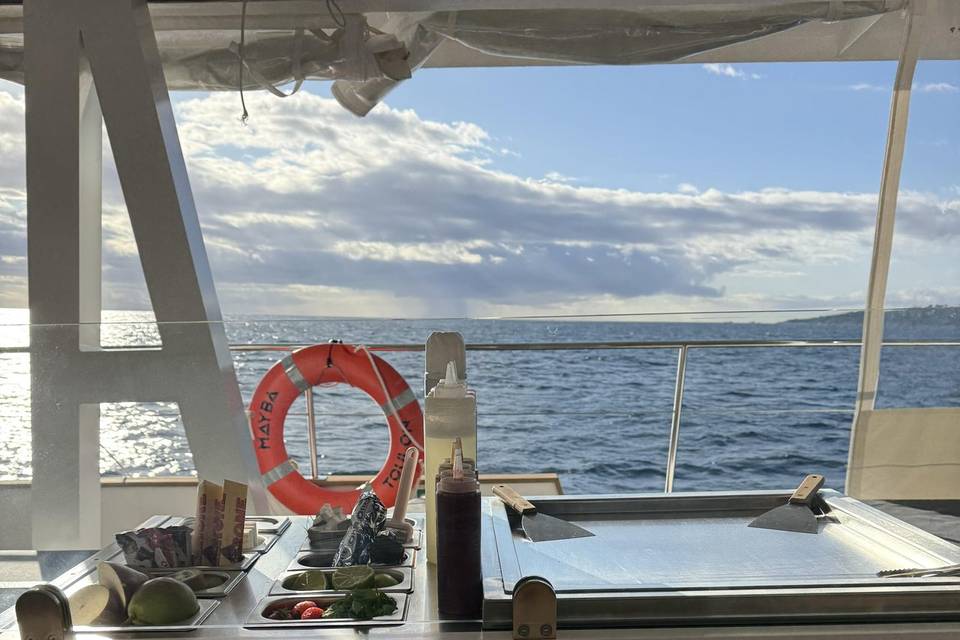 Prestation sur yacht