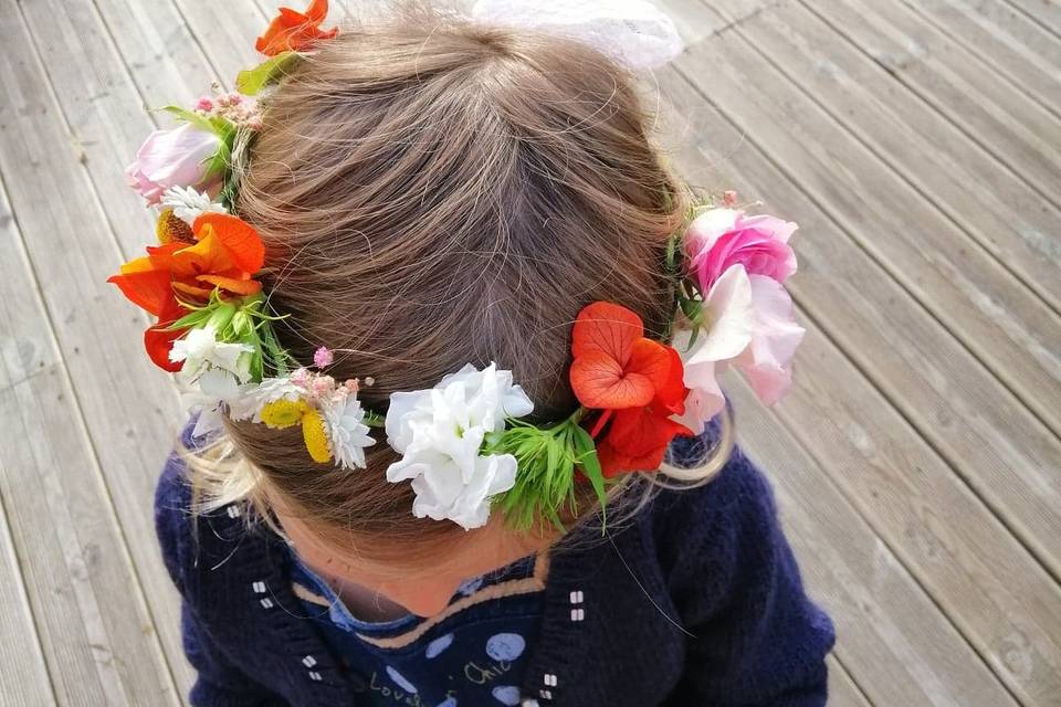 Couronne de fleurs