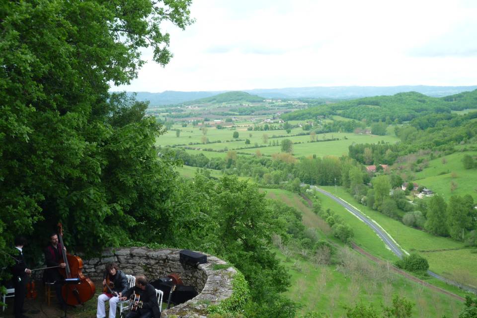 Vue sur la vallée