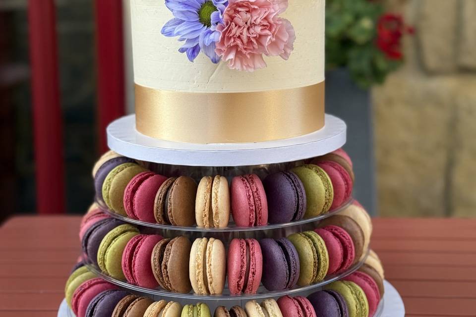 Pièce montée Macarons