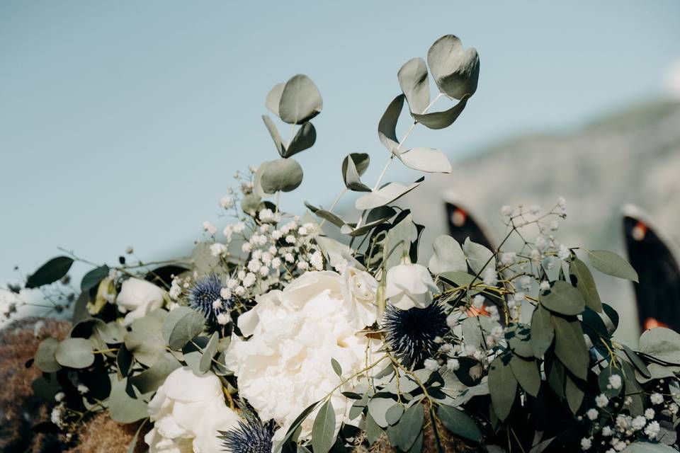 Mariage d'été à la montagne