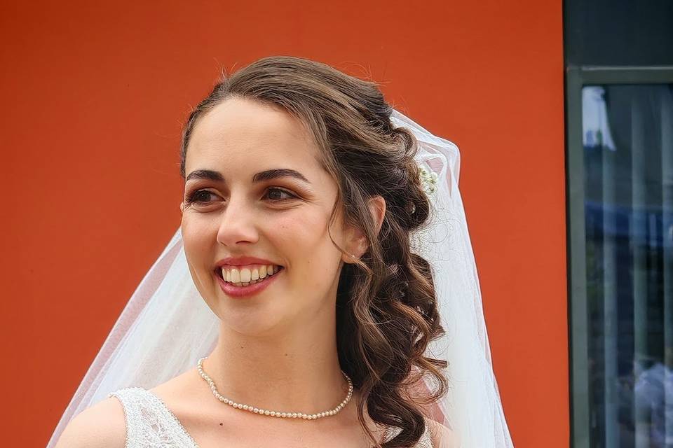 Chignon + voile