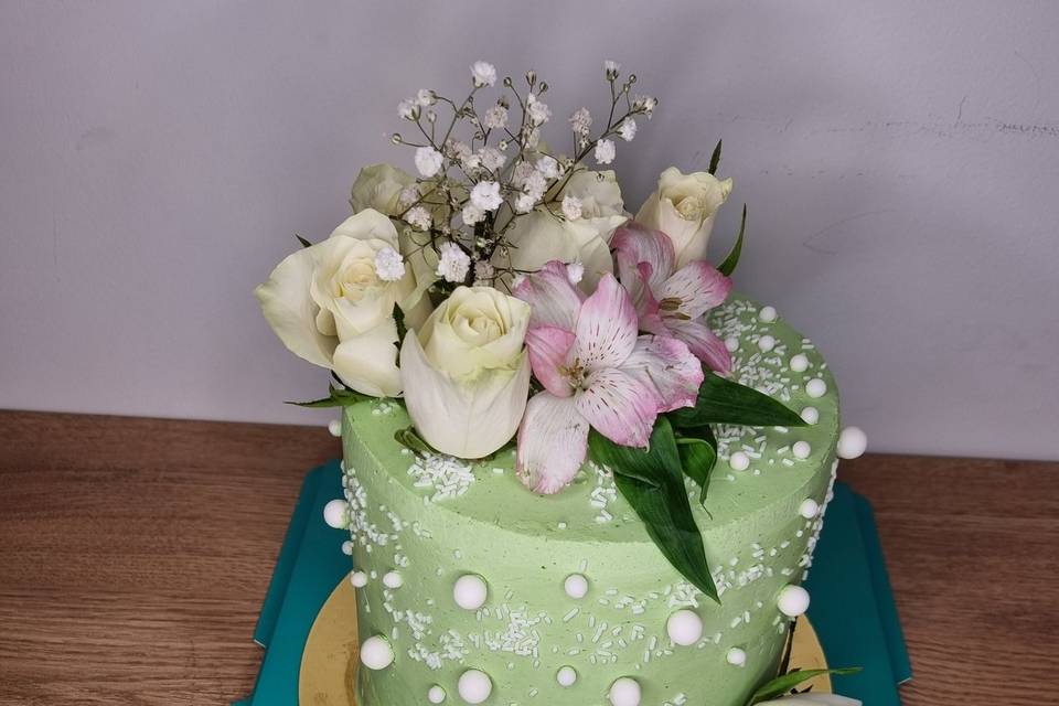 Gateau fleur fraîche