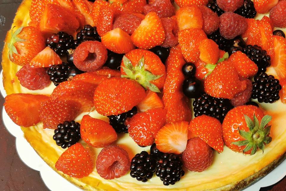 Cheesecake maison aux fruits