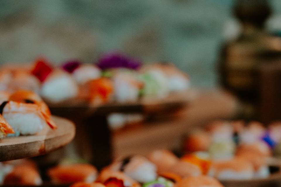 Show culinaire: bar à sushis