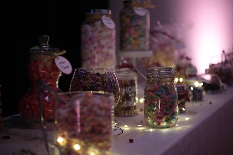 Bar à bonbon mariage