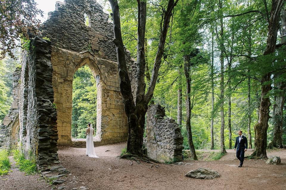 Mariage en pleine nature