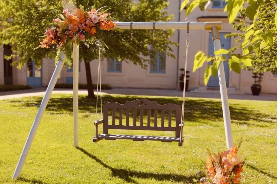 Balançoire banc