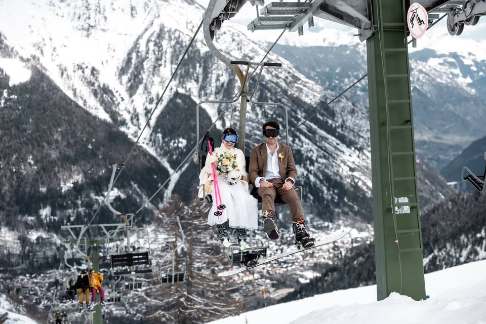 Mariage à Courmayeur