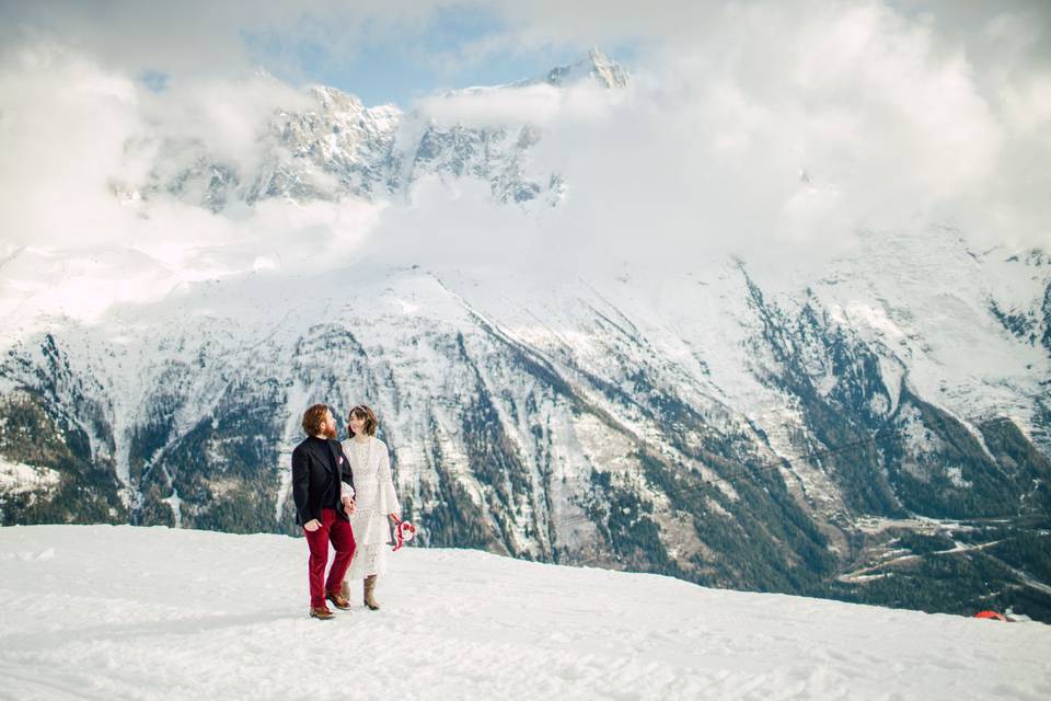 Mariage à Chamonix