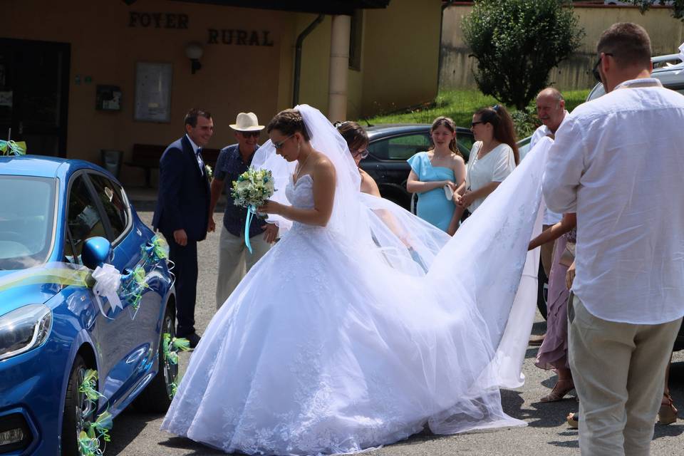 Arrivée de la mariée