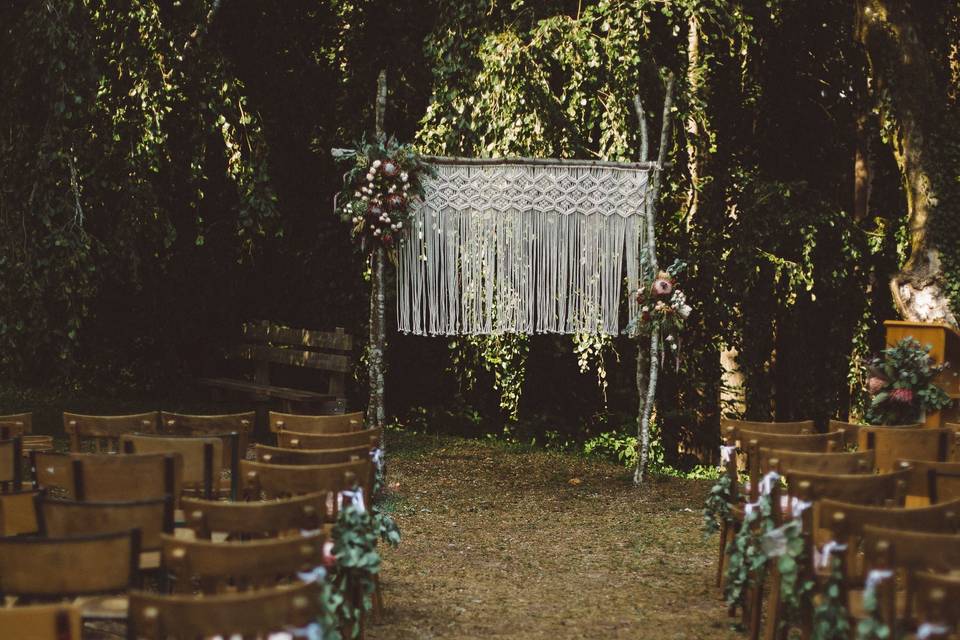 Chaises en bois