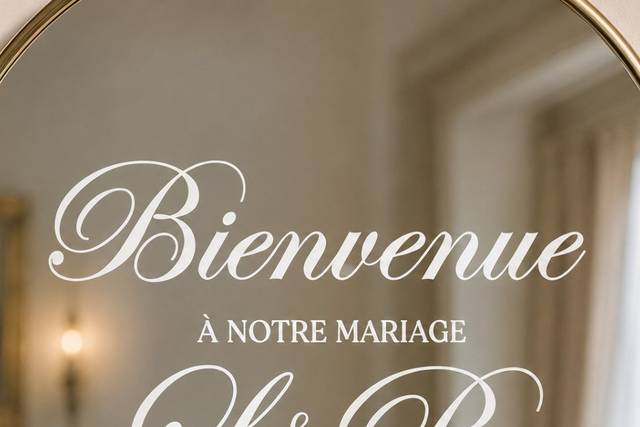Panneau de bienvenue