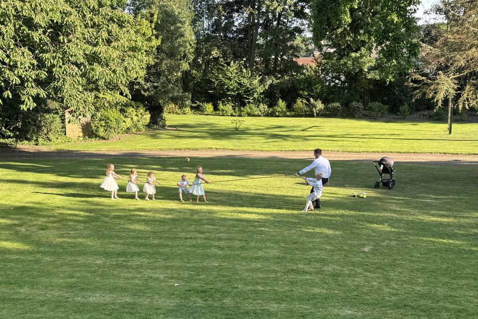 Jardin vu de la terrasse