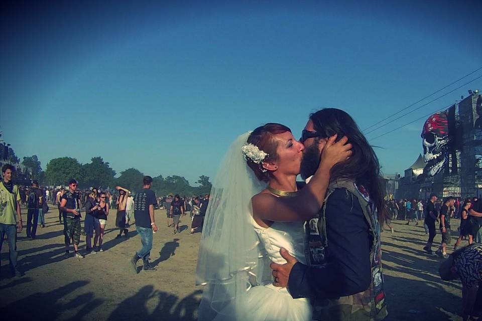 Mariage atypique HellFest 14'